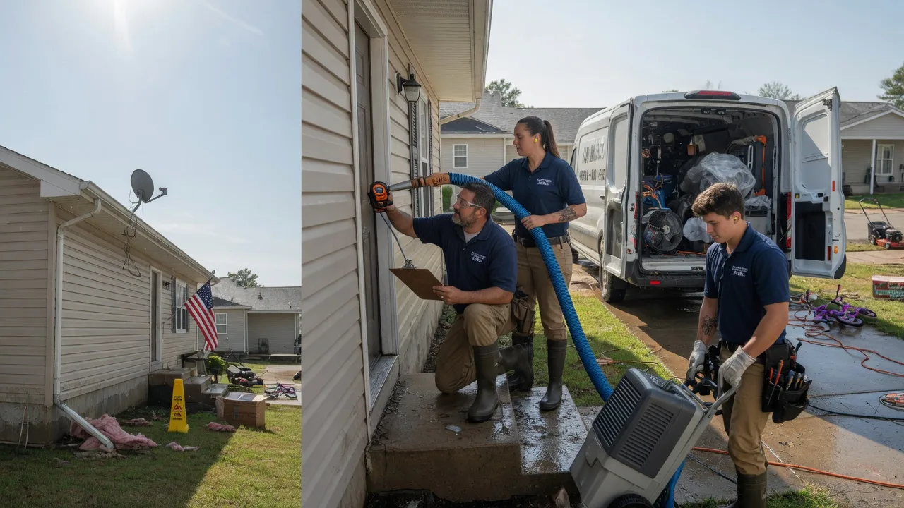 Ceiling Water Damage Restoration in Marshallville, OH near me